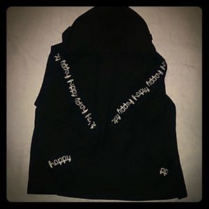 Long sleeve "happy" croptop